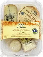 Plateau assortiment de fromages au lait cru