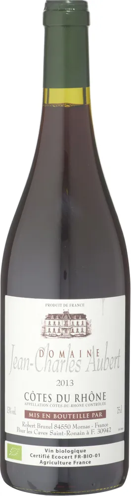 Côtes du Rhône 2012 AOC Bio Domaine Jean-Claude Aubert
