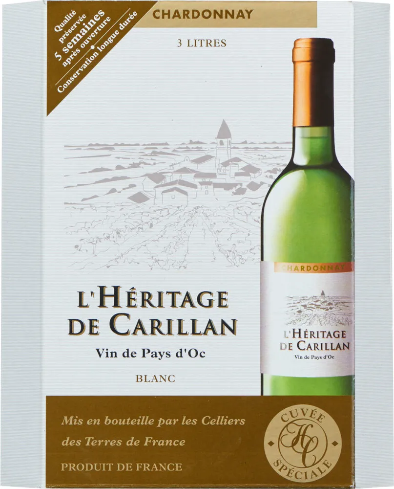Chardonnay - Pays D'oc - L'héritage De Carillan
