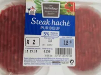 Steaks hachés pur bœuf 5%