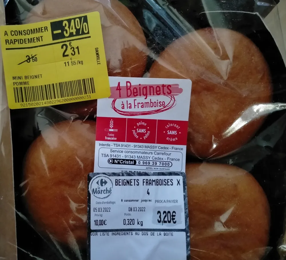 Beignets Framboise X 4