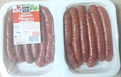 Véritable Merguez Boeuf & Mouton (x 12)