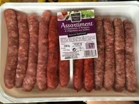 Assortiments chipo, merguez, chipo aux herbes