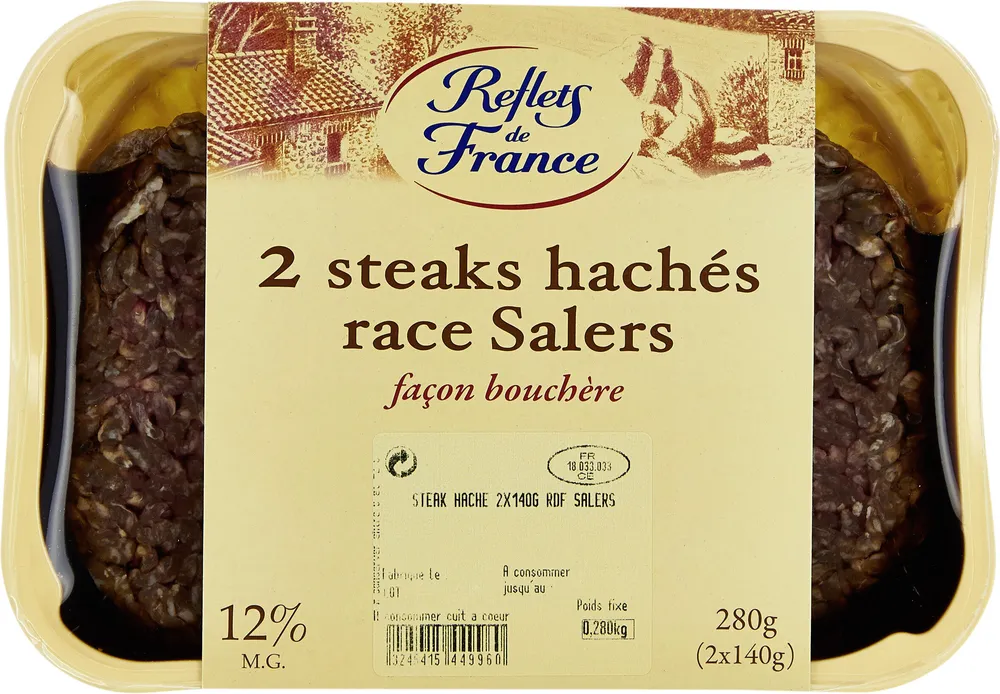 2 steaks hachés Race Salers