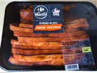 10 tranches de proitine de porc marinées mexicaines