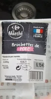Viande de porc marinée