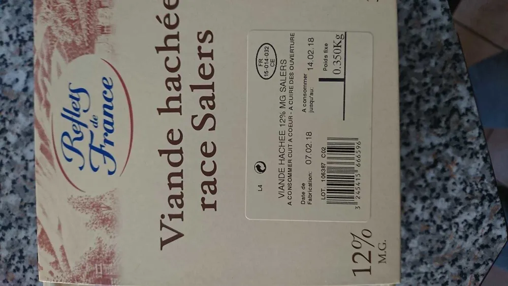 Viande hachée race Salers