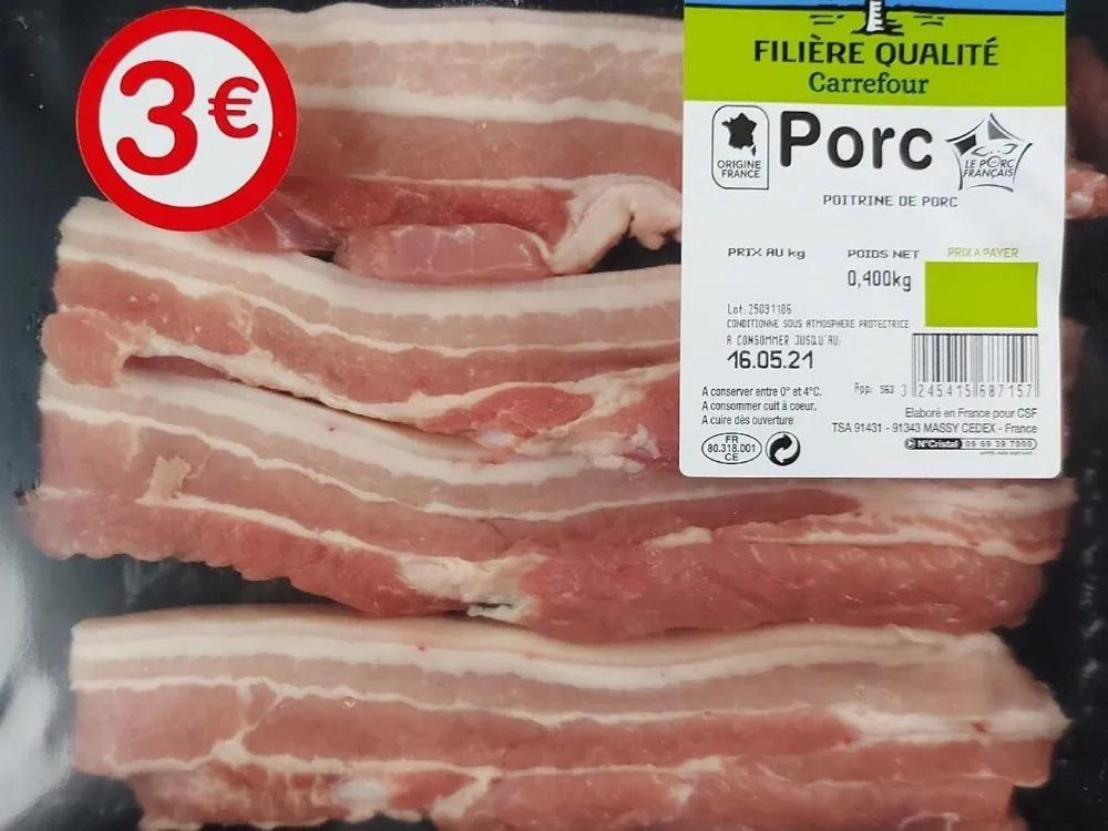 Poitrine de porc