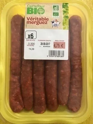 Veritable Merguez Bio