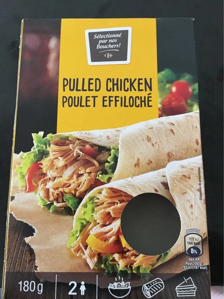 Poulet effiloche