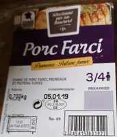Carré de porc farci