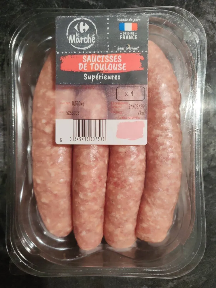 Saucisses de Toulouse