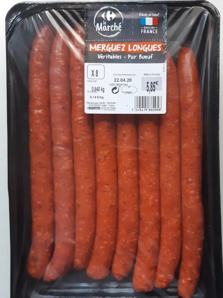 Merguez longues