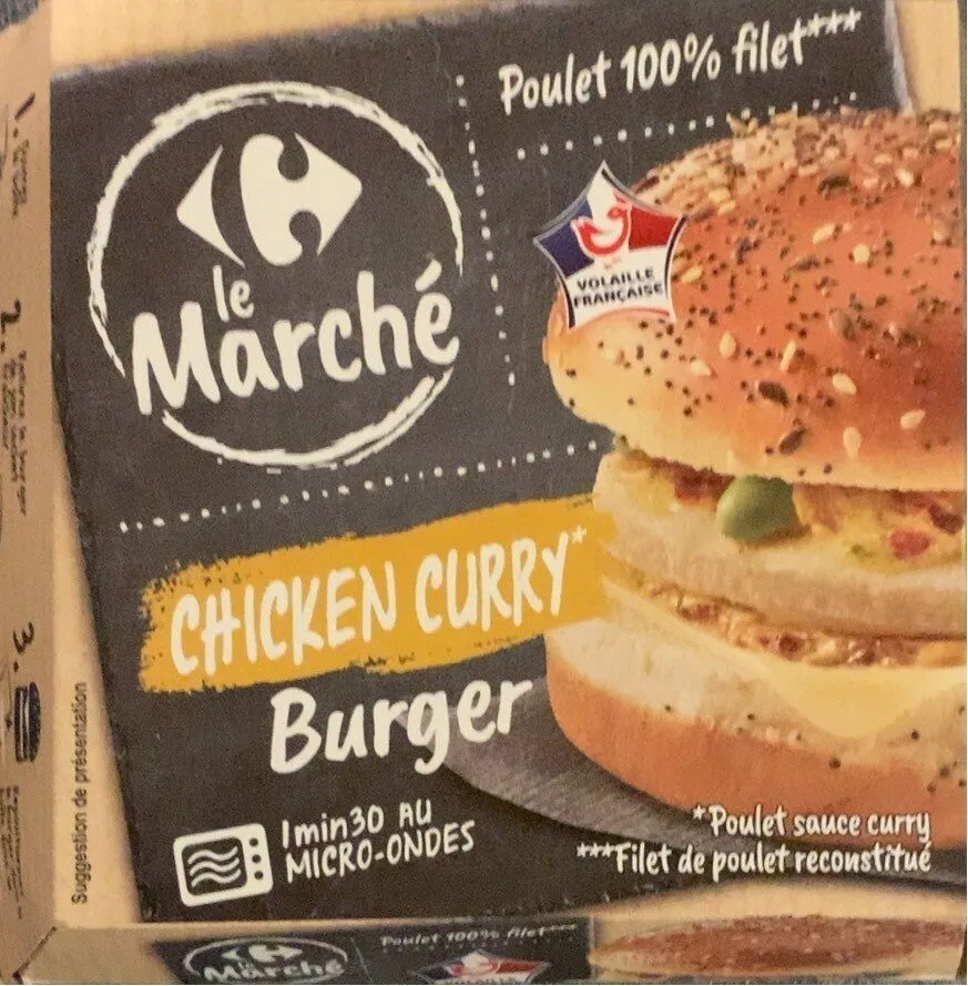Chicken Curry Burger
