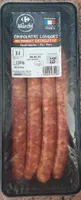 Chipolatas longues au piment d'espelette