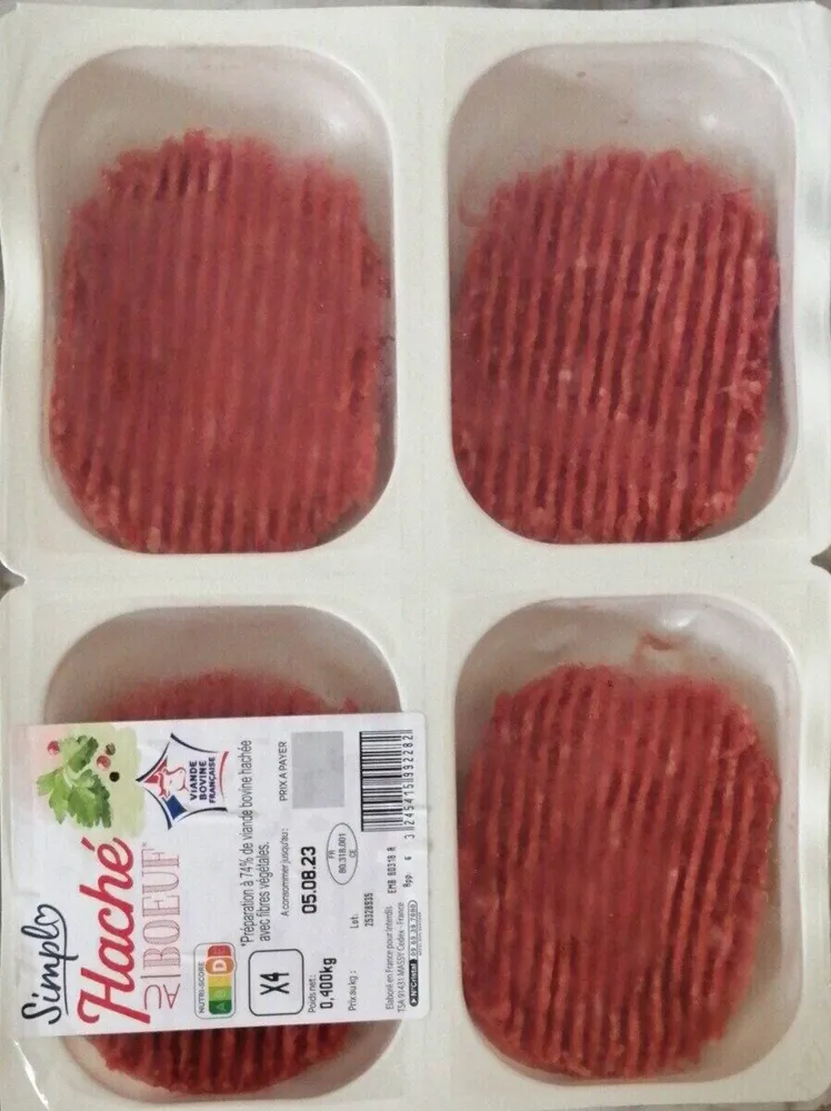 Haché au boeuf