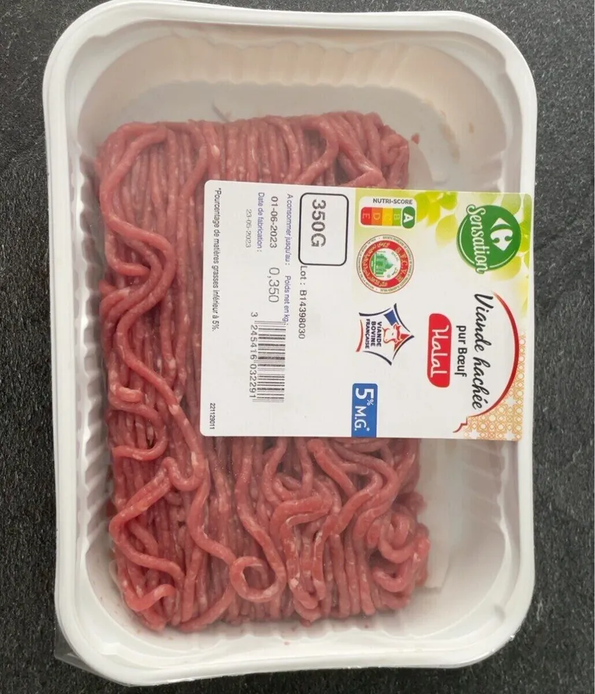 Viande Hachée Pur Boeuf 5%