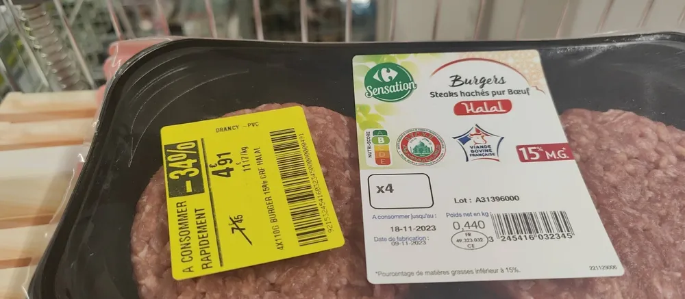 Burgers steak hachés pour beuf