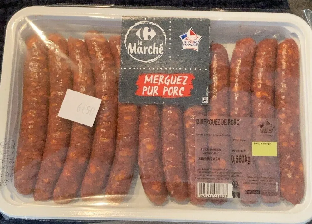 Merguez de porc
