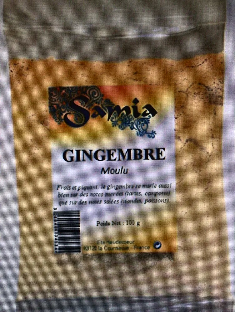 Samia Gingembre moulu