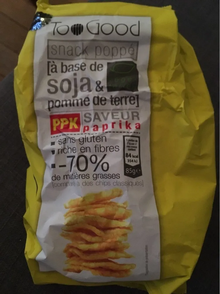 Snack poppé Paprika