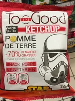 Snack poppé végétarien Pomme de Terre Ketchup