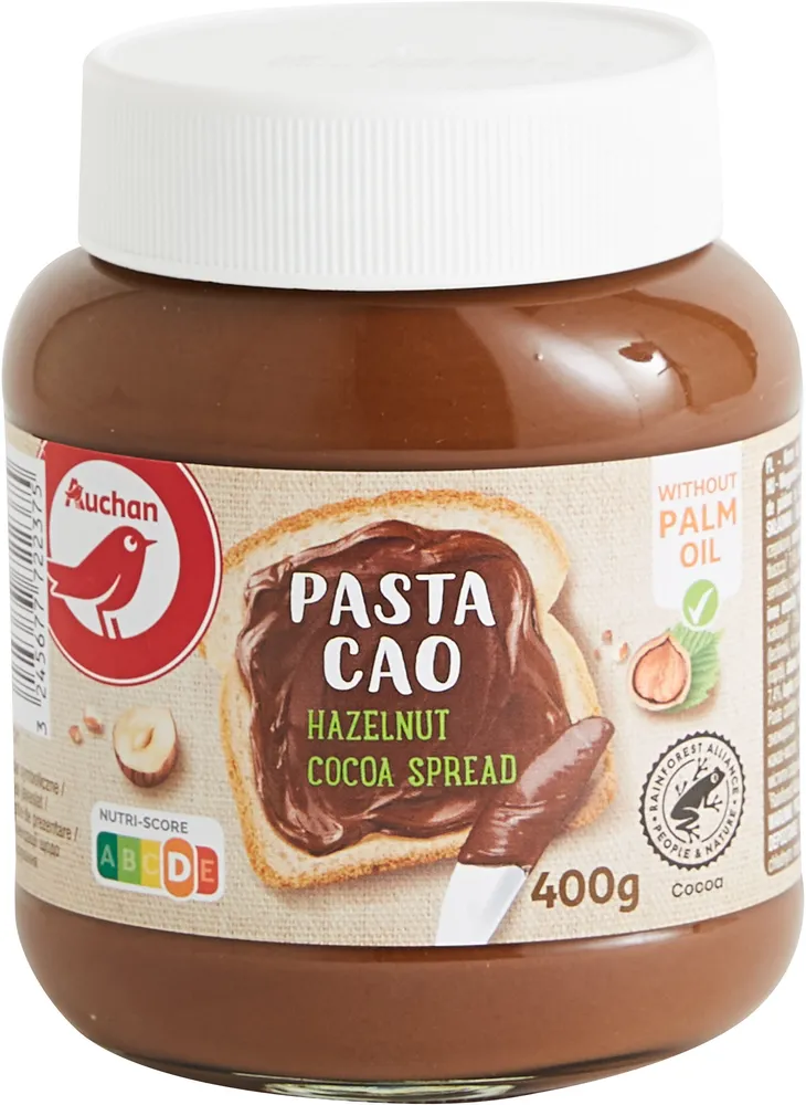 PASTA CAO au cacao et noisettes
