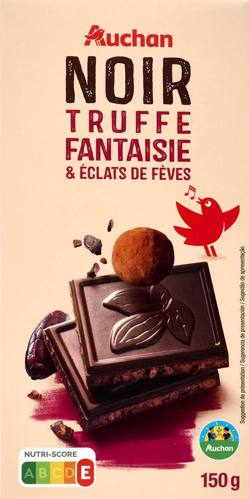 NOIR TRUFFE FANTAISIE et ECLATS DE FEVES