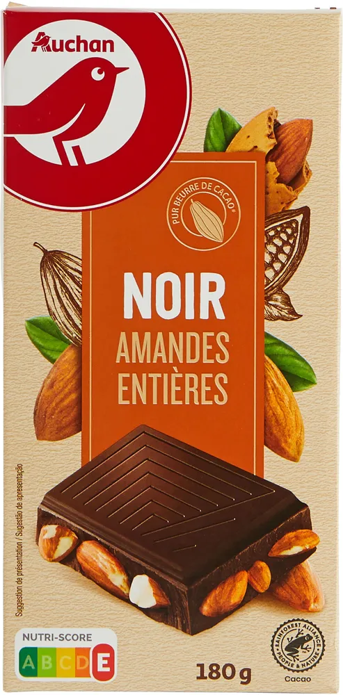 Noir amandes entieres