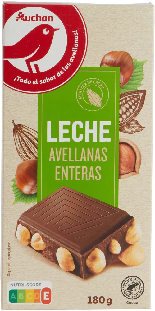 Lait noisettes entieres