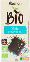Chocolat noir à la fleur de sel issu de l'agriculture biologique.