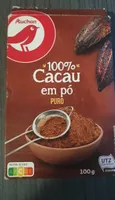 100% cacau em pó