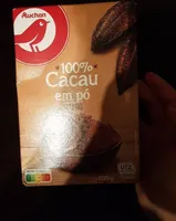 Auchan poudre 100% cacao (10-12% m.g.) 100g
