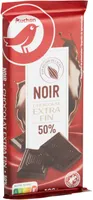 Auchan chocolat noir 50% 100g