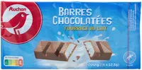 Barres chocolatées fourrage au lait