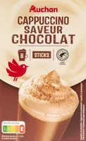 Auchan cappuccino saveur chocolat