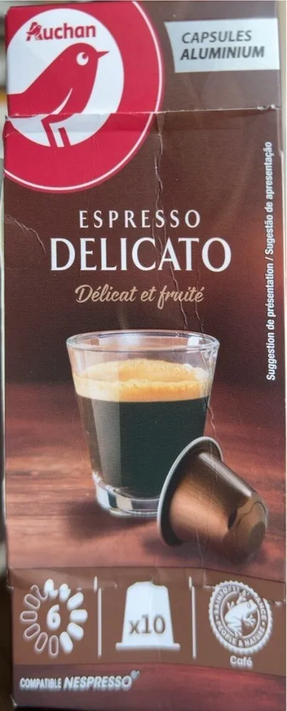 AUCHAN ESPRESSO DELICATFin et fruité
