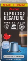 Expresso Décaféiné Rond et léger