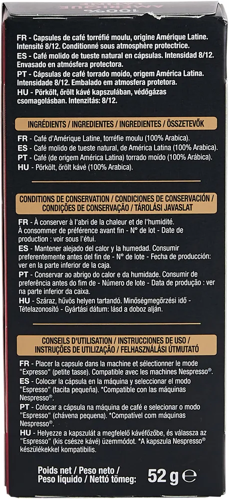 AUCHAN Amérique LatineEspresso sublimé