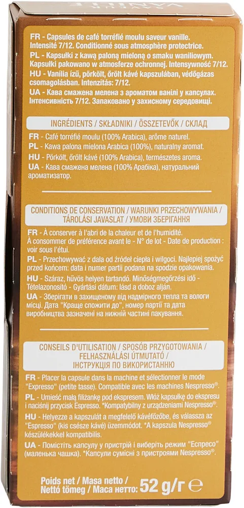 Auchan saveur Vanille