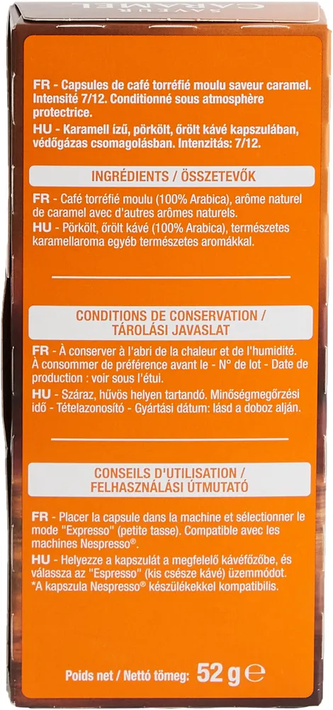 Auchan SAVEUR CARAMELCapsules aluminium