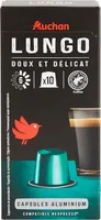 Auchan LUNGODoux et délicatCapsules aluminium