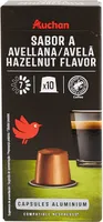 Auchan SAVEUR NOISETTE Capsules aluminium