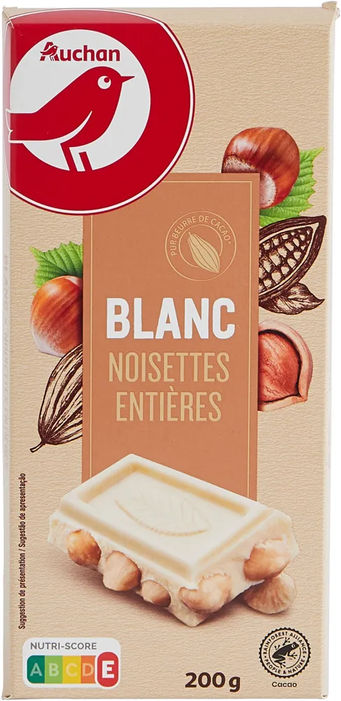 AUCHAN Blanc noisettes entières