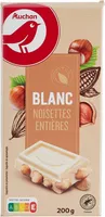 AUCHAN Blanc noisettes entières