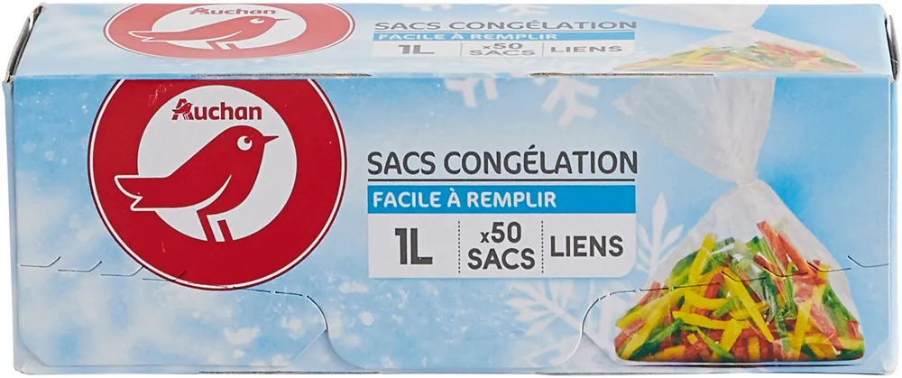 Sacs congélation avec liens