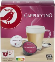 Auchan cafe capsules cappuccino dg x10 110g packb