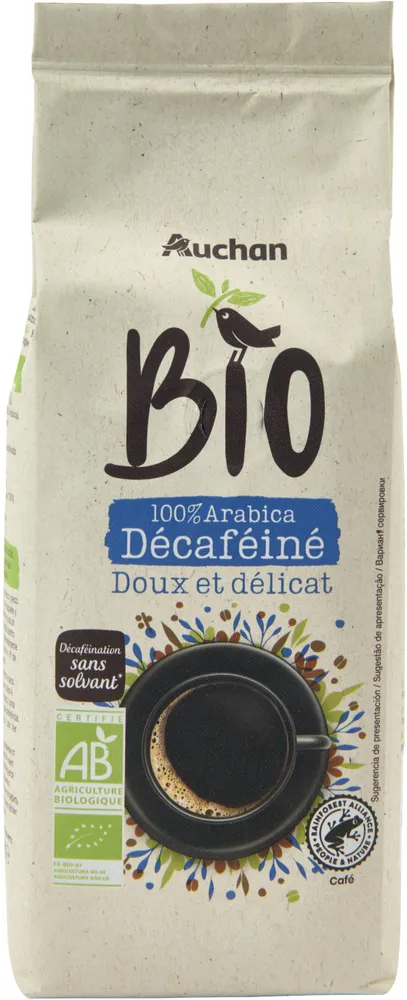Bio 100% arabica décaféiné