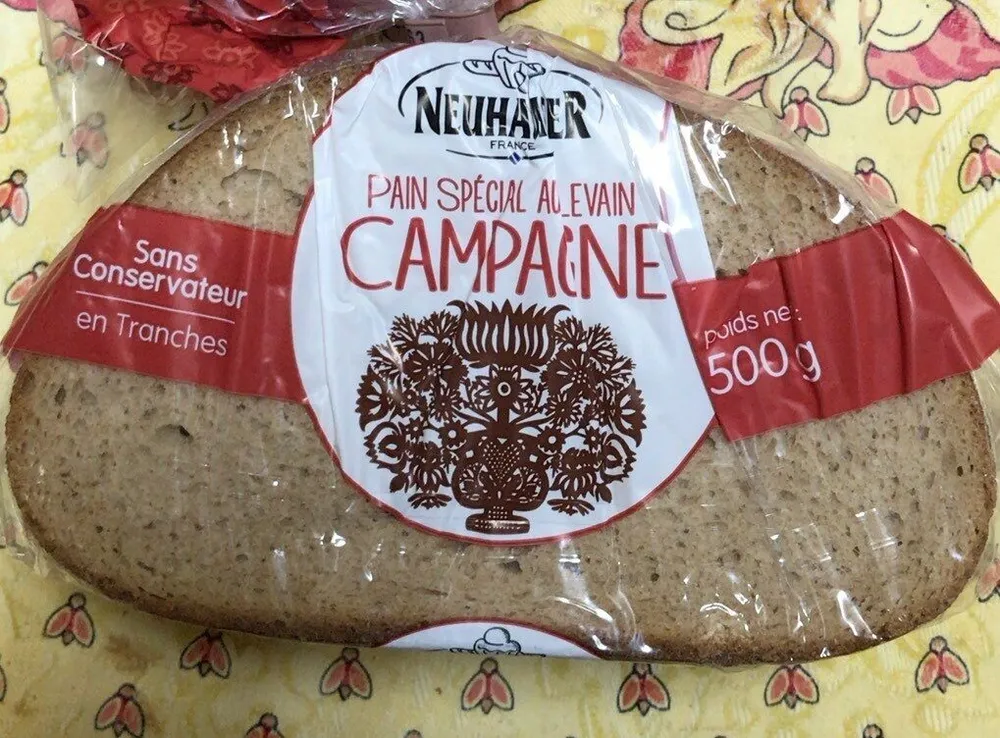 Pain spécial au levain Campagne