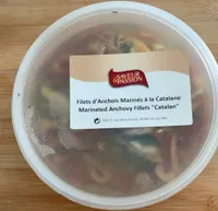 Filets d’anchois marinés à la catalane
